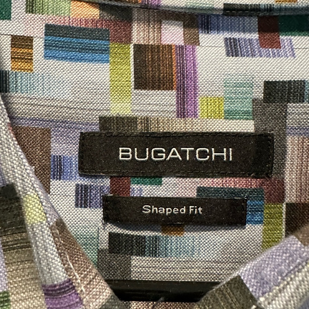 Bugatchi Geometric Multicolor Shirt